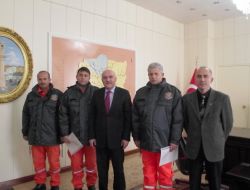 Bayburtlu Arama Kurtarma Ekibine 'Başarı Belgesi'
