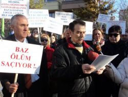 Baz İstasyonu İstemeyen Mahalle Sakinleri Eylem Yaptı