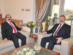 Adana Valisi Coş, Vali Cerrah’ı Ziyaret Etti