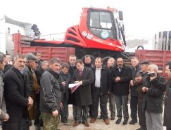 Akdağ Kayak Merkezi'ne 1 Milyon Liralık Kar Ezme Makinesi
