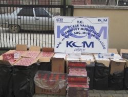 Düzce’de 14 Bin Paket Kaçak Sigara