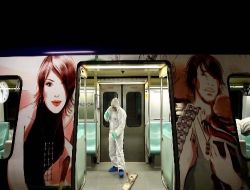 Metro, Domuz Gribine Karşı Dezenfekte Edildi!