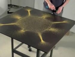 Ses Dalgaları İle Kum Tanelerini ‘dans Ettiriyor’