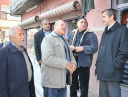 Başkan Tahmazoğlu Çöken Yolda İnceleme Yaptı