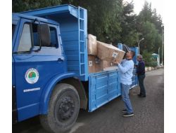 İskenderun Belediyesi Depremzedelere Yardım Gönderdi