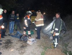 15 Metre Yükseklikten Uçan Araçtan Sağ Çıktı