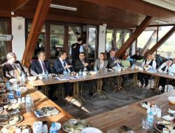 Basın Danışmanları İsmail Küçükkaya'yı Ağırladı