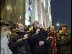 Moskova’da Polis 100 Kişiyi Göz Altına Aldı