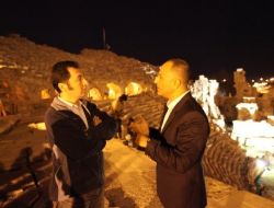 Yeşiller Partisi Eşbaşkanı Cem Özdemir, Side Antik Kent'i Gezdi