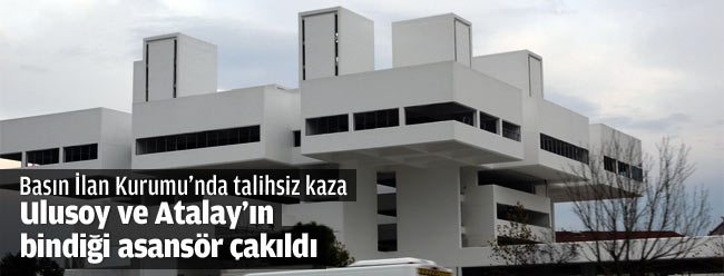 Basın İlan Kurumu'nda talihsiz kaza