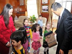 Özel Kırklareli Çocuk Akademisi Öğrencileri Vali Aydoğdu'yu Ziyaret Etti