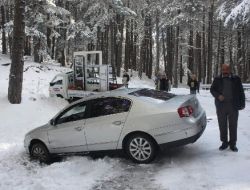ULUDAĞ’A SONUNDA KAR YAĞDI