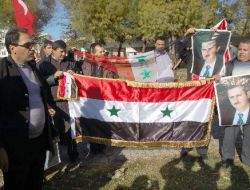 Gaziantep'te Eylem Yapan Esed Yanlıları: İki Ülke Halkını Kimse Ayıramayacak