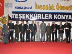 Kimse Yok Mu Derneği Konya Şubesi, Hayırsever İşadamlarını Ödüllendirdi