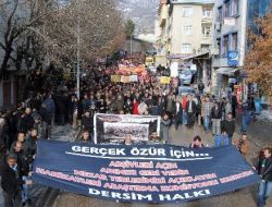 Dersim Olaylarının Aydınlatılması İçin Yürüdüler