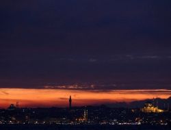 İstanbul'dan Gün Batımı Manzarası