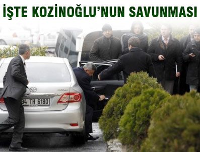 Kozinoğlu'nun savunması ortaya çıktı
