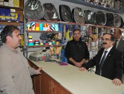 Vali Coş Esnafın Sorunlarını Dinledi