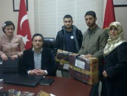 Şehit Çocuklarına Bilgisayar Hediye Edildi