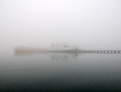 Tekirdağ'da Yoğun Sis Kara Ve Deniz Trafiğini Olumsuz Etkiliyor