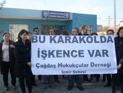 Çağdaş Hukukçular Derneği Karakolda Dayağı Protesto Etti