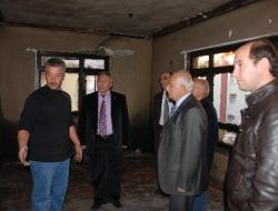 Evleri Yanan Aileye Gölbaşı Belediyesi Yardım Elini Uzattı