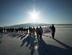 Dağcılar, Allahuekber Dağları'nda Sarıkamış Şehitlerini Andı