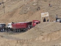 Şırnak-Cizre Karayolu’nda 10 Km’lik Kuyruk