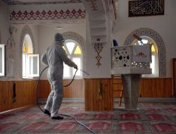 Kocaeli'nde Camiler Domuz Gribine Karşı İlaçlanıyor!.