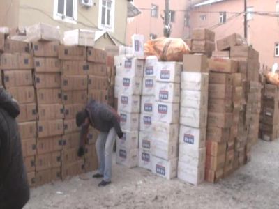 Hakkari'de kaçak sigara operasyonu