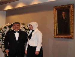 Cumhurbaşkanı Gül Köşk'te Eşli Resepsiyon Verdi.