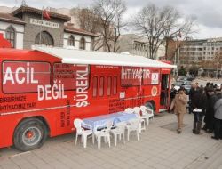 Belediyenin Hibe Ettiği Otobüs, Kan Bağışlarında Kullanılacak
