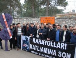 KARAYOLLARI’NA SİYAH ÇELENK