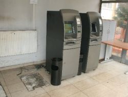 Maden Ocağının Önündeki 480 Kilogramlık Atm Cihazını Çaldılar