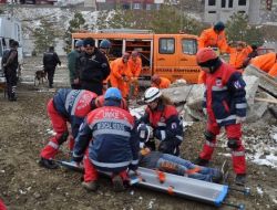 Yozgat'ta Deprem Tatbikatı