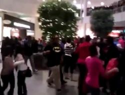 Alışveriş Merkezindeki Kaos Amatör Kamerada