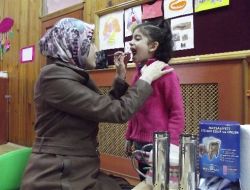 Minikler Diş Taramasından Geçti