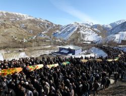 Şırnak In Uludere İlçesinde Hayatını Kaybedenlerin Cenazeleri