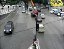 Kuralları Hiçe Sayan Sürücüler Mobese Kameralarına Takıldı