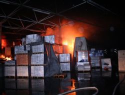 Elektrik Kontağından Çıkan Yangın Beyaz Eşya Deposunu Kül Etti