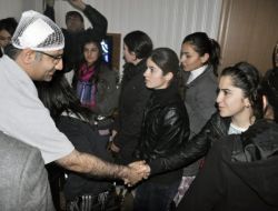 Öğrencilerden kaymakama ziyaret