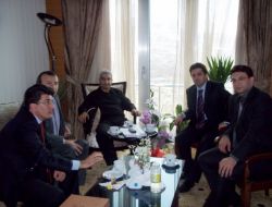 Sason Kaymakamı'ndan Uludere Kaymakamı'na Geçmiş Olsun Ziyareti