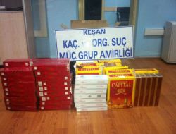 At Arabasında Bin Paket Kaçak Sigara