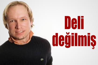 Breivik'in akıl sağlığı yerindeymiş
