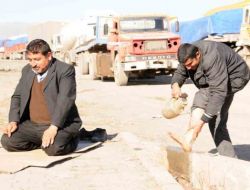 Habur Sınır Kapısı’nda Eylem