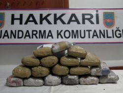 Hakkari’de 9 Kilo Esrar Ele Geçirildi