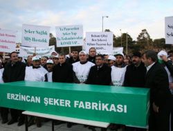 Şeker Fabrikasının Satışına Cenaze Namazlı Protesto