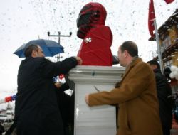 O Büst İpsala’da Törenle Açıldı