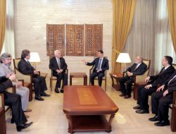 Beşşar Esed, Sp Genel Başkanı Kamalak'ı Kabul Etti