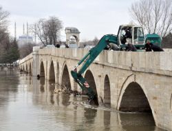 Meriç'te de Su Seviyesi Düşmeye Başladı